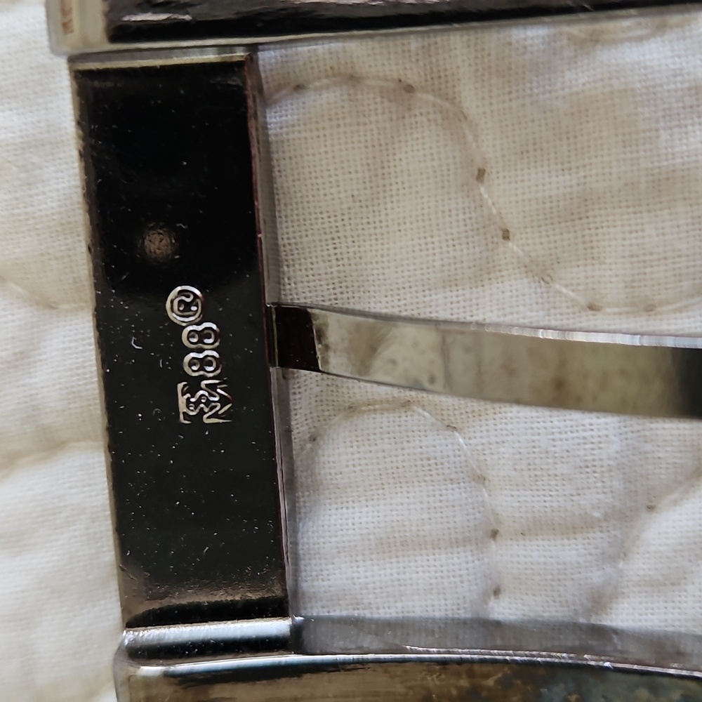 BOSCA Men's Black Leather Dress Belt Sz 36 - Picture 11 of 13